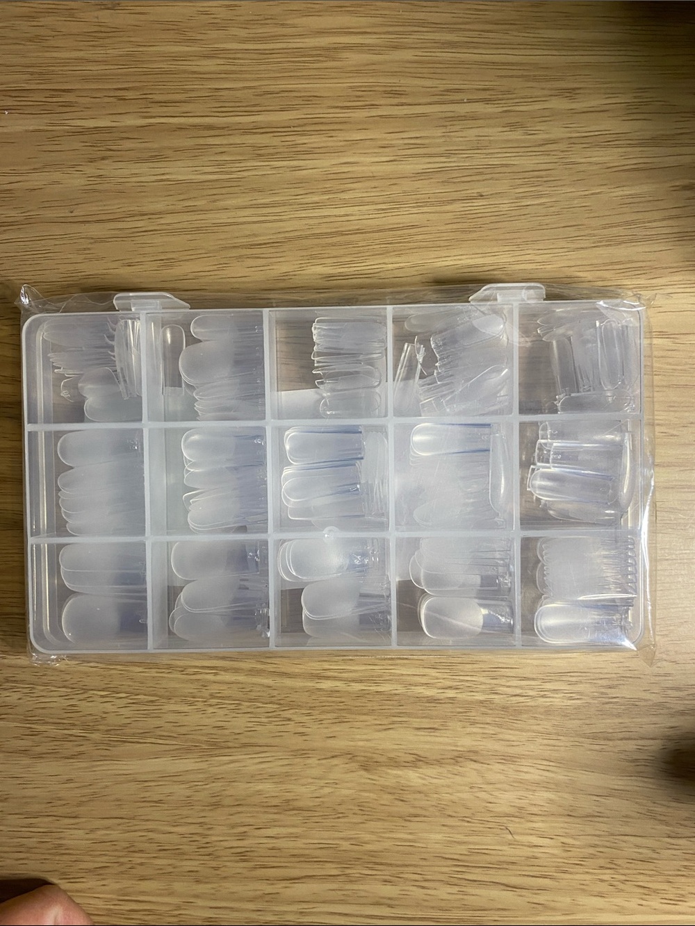 Clear Gel Nail Tips - 360 PCS, 15 Sizes - Picture 3 of 4